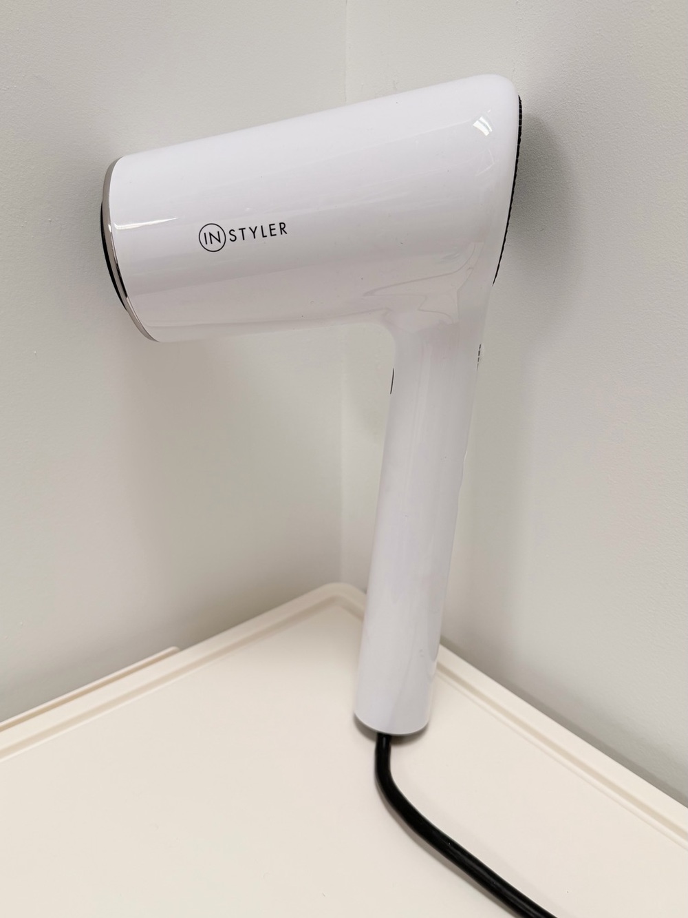 INStyler White Compact Hair Dryer - White